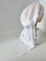 Бандана с имитацией платка белая   bandanahustkal-80 фото 1