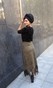 Спідниця з еко-замшу з бахромою відтінку Хакі skirtezbah-3 фото 3