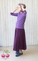 Детский купальный костюм (фиолетовые комбилеггинсы и кофточка в горошек) dytswimsuitk-3 фото 1