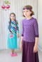 Детский купальный костюм (фиолетовые комбилеггинсы и кофточка в горошек) dytswimsuitk-3 фото 2