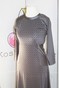 Купальна сукня приталена сіра з принтом ромби swimsuknia-7 фото 5