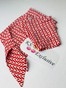 Красная повязка Твилли принт "Зигзаг" прямая product-924 фото 4
