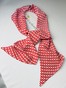 Красная повязка Твилли принт "Зигзаг" прямая product-924 фото 5
