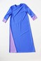 Купальна сукня пряма синя з ліловими вставками swimsuknia-11 фото 4