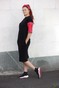 Платье-футболка черное с арбузным принтом suknyafutbolka-1 фото 2