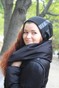 Шапочка Мириам трикотажная черная со вставками из еко-кожи hatmiriamdemi-10 фото 1