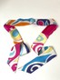 Повязка Твилли шелковая разноцветная ложный перекрут product-975 фото 2