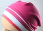 Купальная шапочка Станадарт малиновая с полосатым кантом swimhatstandart-3 фото 1