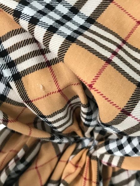 Бандана с имитацией платка принт в стиле Burberry с небольшим дефектом фото