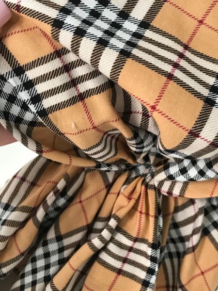 Бандана с имитацией платка принт в стиле Burberry с небольшим дефектом фото