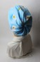 Шапочка Мириам принт голубая с ромашками hatmiriampryint-8 фото 5