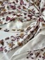 Бандана с имитацией платка белая с мелкими цветочками bandanahustkal-90 фото 4