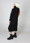 Чорное платье-худи с начесом и принтом Малина в капюшоне suknyahudi-27 фото 4