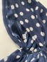 Бандана с имитацией платка синяя в горошек bandanahustkal-42 фото 5