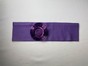 Фиолетовая трикотажная повязка с вязаным украшением product-919 фото 1