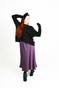Фиолетовая юбка шелковая silkskirt-5 фото 2