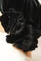 Бандана велюровая черная с украшением bandanatrpryik-2 фото 2