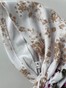 Бандана з імітацією хустки біла принт квіточки bandanahustkat-8 фото 8