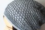 Шапочка Ніті з плетеною сіткою ручної роботи сіра (форма Міні) nitiv-1 фото 5