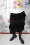 Чёрная детская юбочка Волли (со съемным украшением) dytskirtvel-2 фото 1
