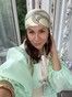 Шовкова бандана з імітацією хустки з плавними лініями bandanashovk-14 фото 6