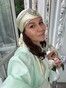 Шовкова бандана з імітацією хустки з плавними лініями bandanashovk-14 фото 7
