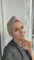 Тёплый шерстяной тюрбан принт "ёлочка" turbanosin-2 фото 5