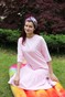 Платье с воланом (розовое с цветочным принтом) suknyalito-1 фото 1