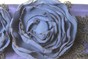 Пов'язка Іда синя з шифоновими квітами на оксамитовій основі product-210 фото 3