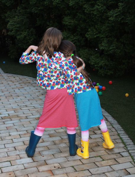 Дитячі спідниці кольорові фото