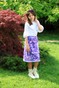 Детская юбка с принтом "Пионы" dytskirtft-1 фото 3