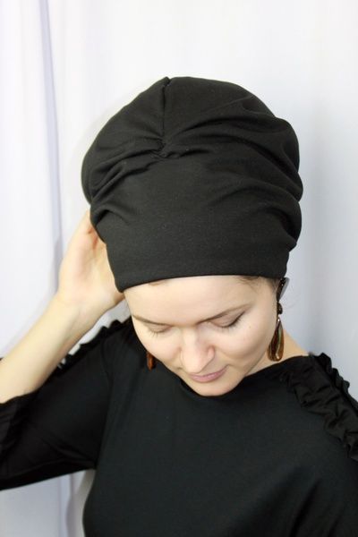Шапочка Грейс трикотажна з вшитим об'ємом фото