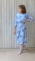 Дитячя домашня сукня блакитна з білим принтом dytdomsuknia-1 фото 2