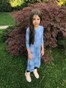 Детское домашнее платье голубое с "потертым" принтом dytdomsuknia-1 фото 3