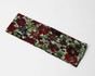 Салатовая трикотажная повязка с бордовыми цветочками product-897 фото 2