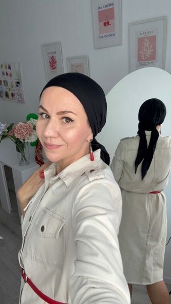 Спортивна бандана з велюровою стрічкою фото