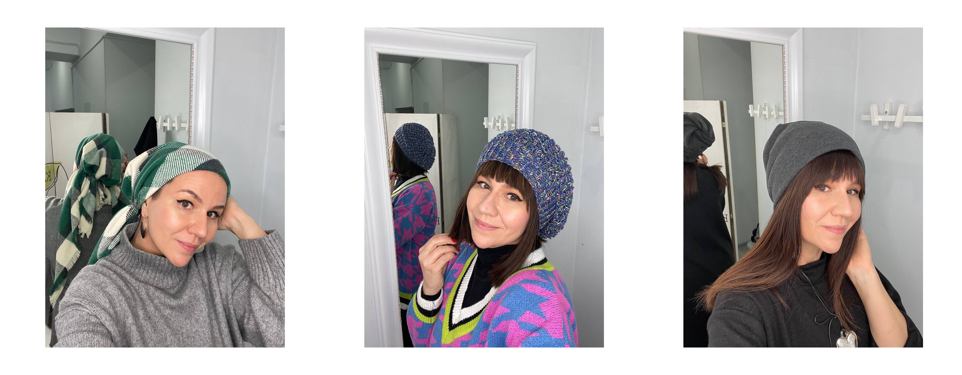 Женские зимние шапки от украинского бренда Kosher Style: теплые банданы, зимние беретки и практичные Мириам 
